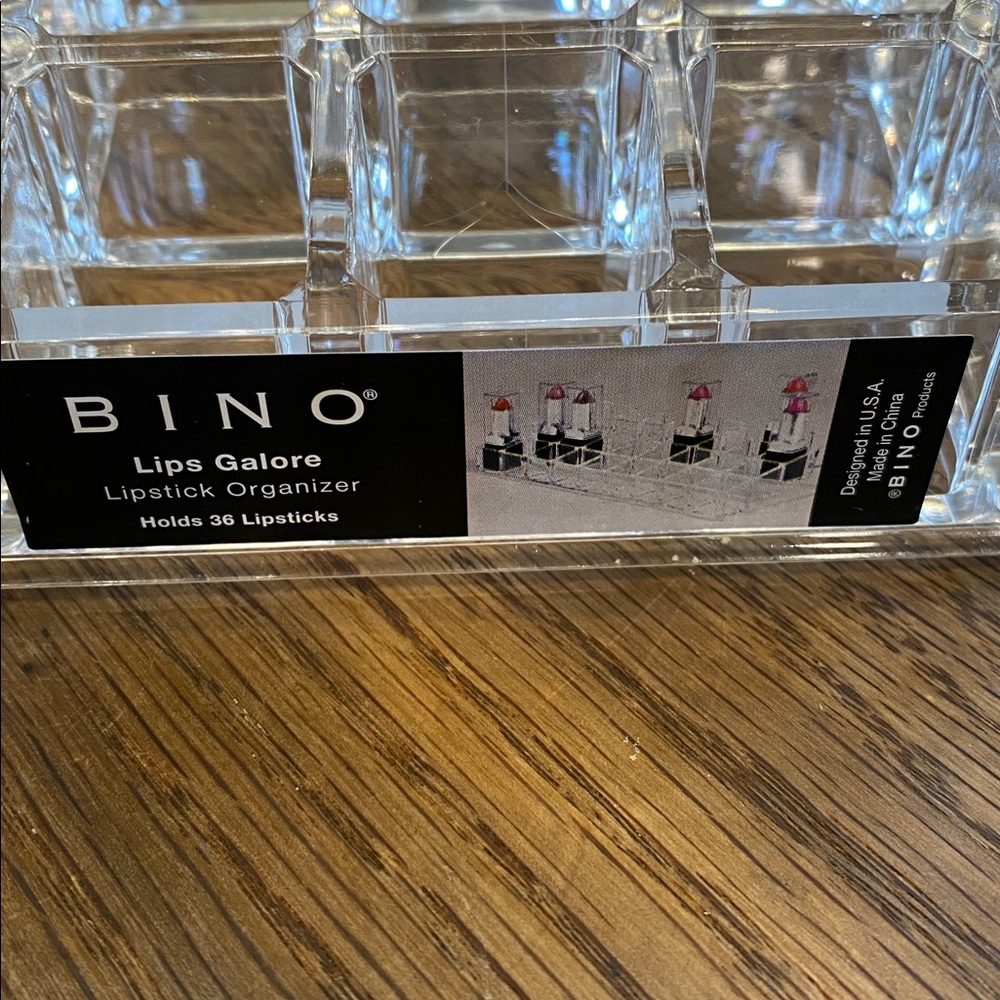 BINO Clear Lipstick Vanity Tray and graduated level tray suitable for organizing - Picture 2 of 7